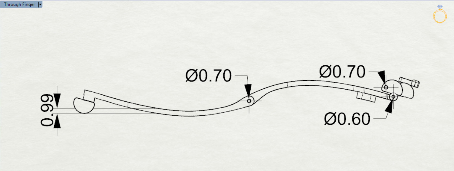 gold lock gl0007 3D print model_23