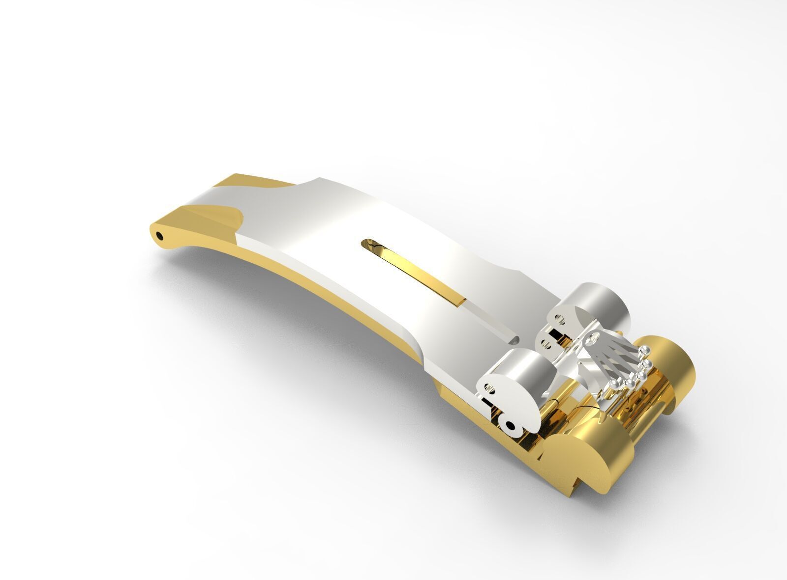 gold lock gl0007 3D print model_19