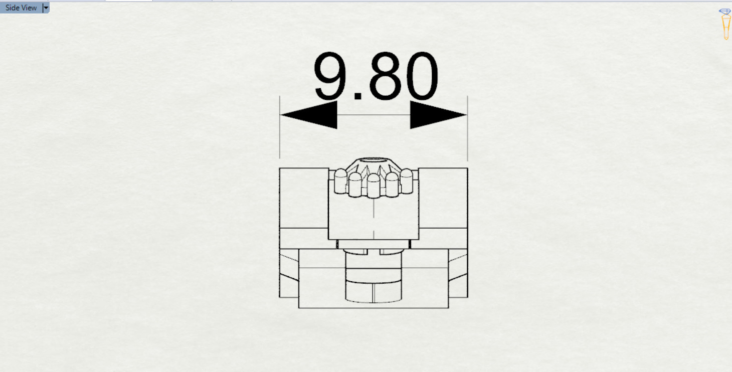 gold lock gl0007 3D print model_24