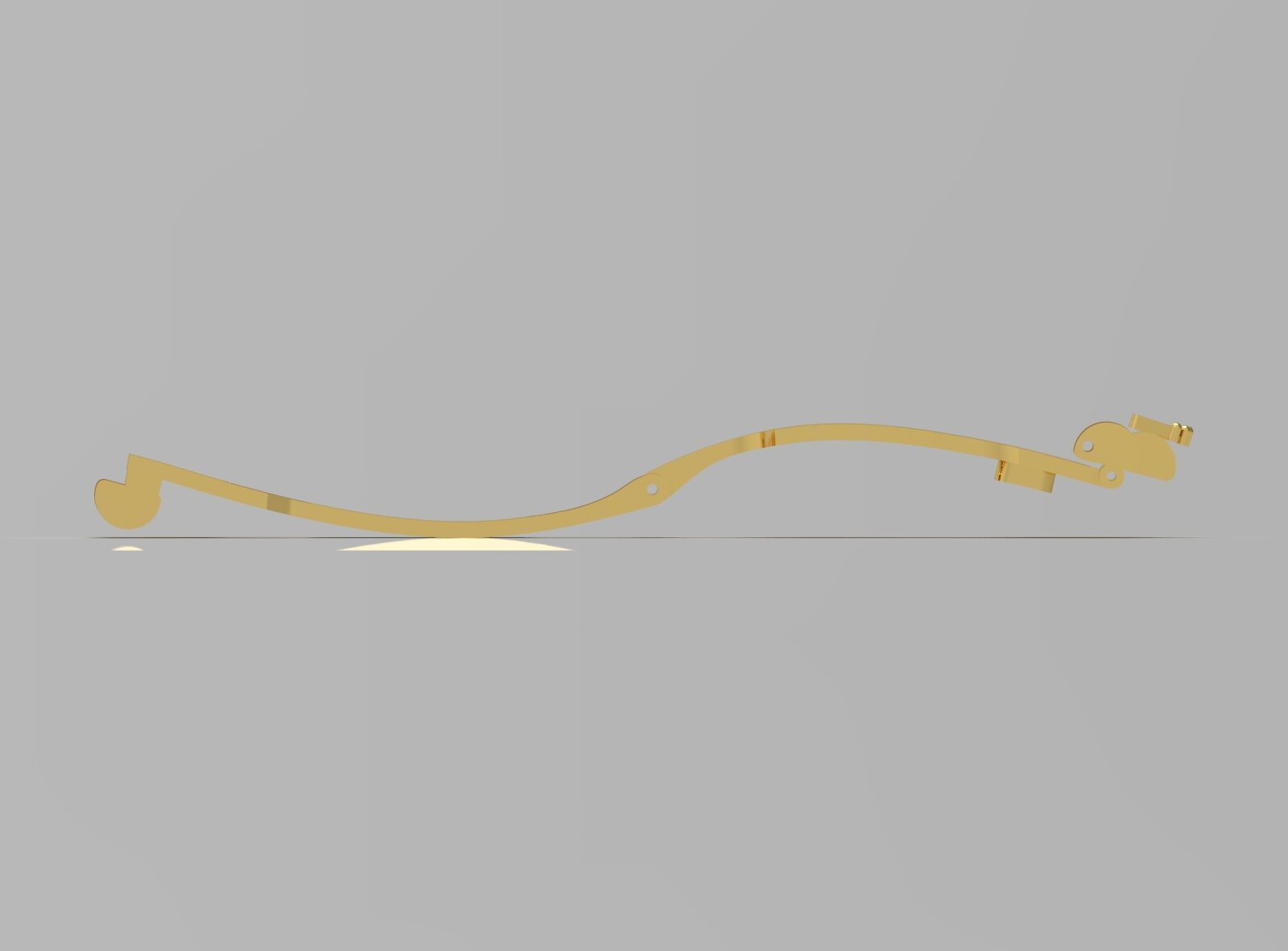 gold lock gl0007 3D print model_1