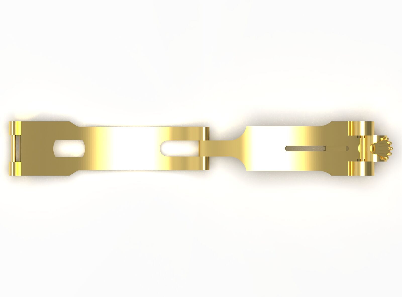 gold lock gl0007 3D print model_2