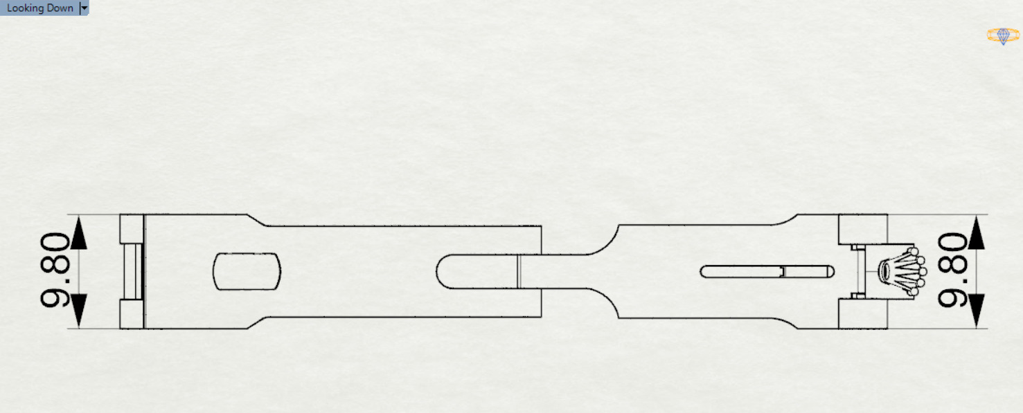 gold lock gl0007 3D print model_22