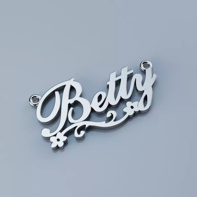 Name Pendant Betty 3D print model