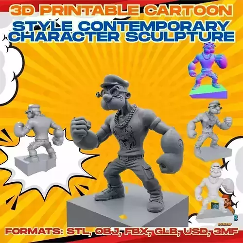 3D Printable Urban Popeye 