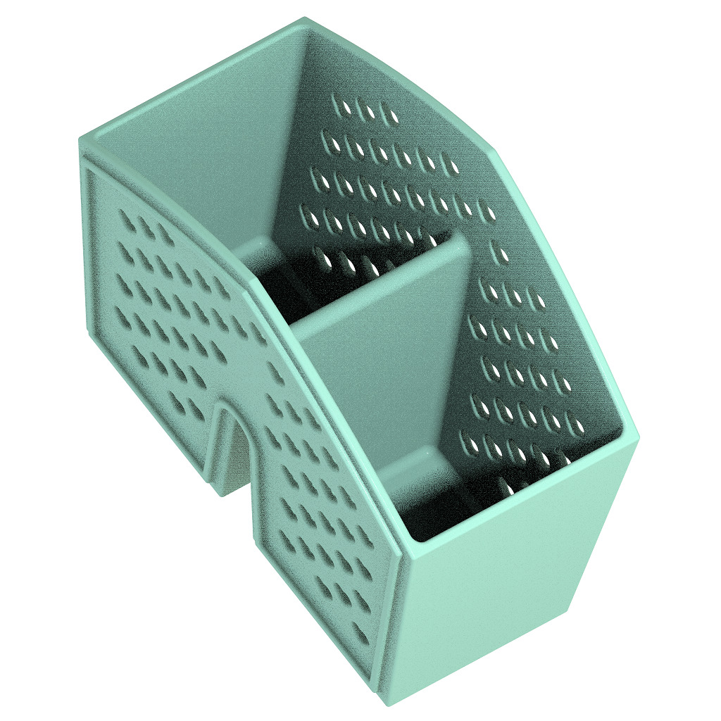 Premium Stationery Holder 3D print model_2