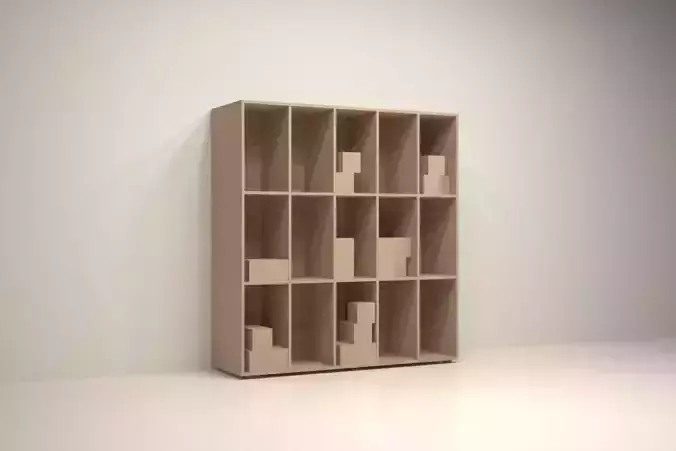Wood Bookcase