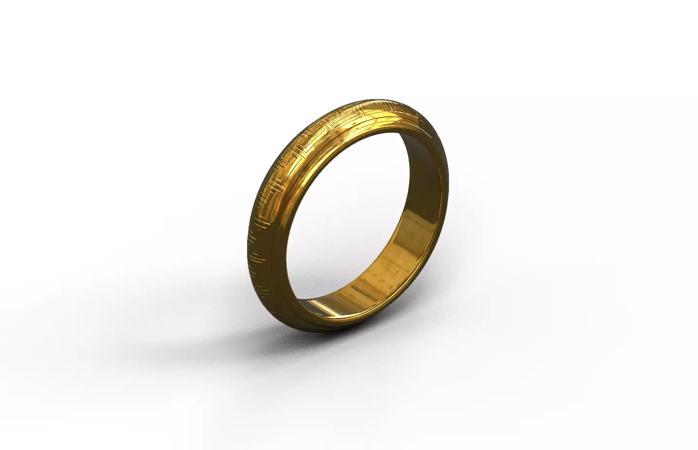 High-Quality 3D Ring Model Low-poly 3D model_0