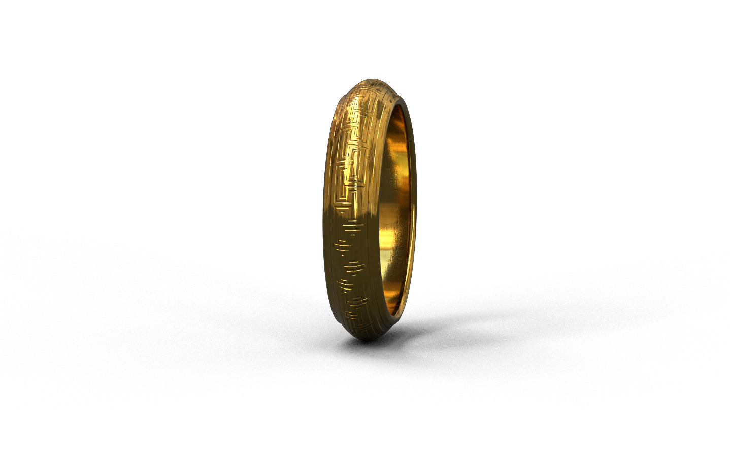 High-Quality 3D Ring Model Low-poly 3D model_3