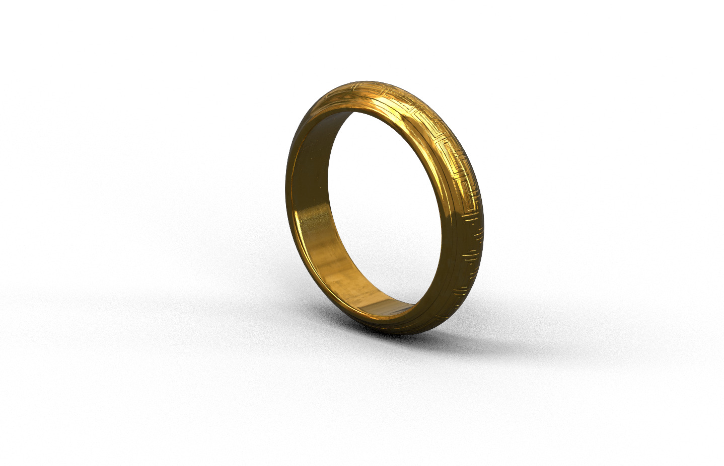 High-Quality 3D Ring Model Low-poly 3D model_2