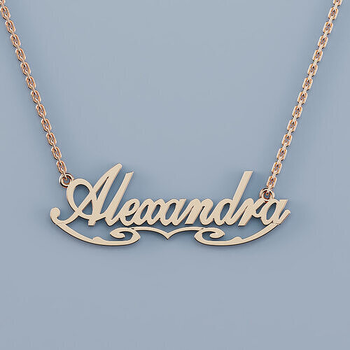 Name Pendant Alexandra 3D print model