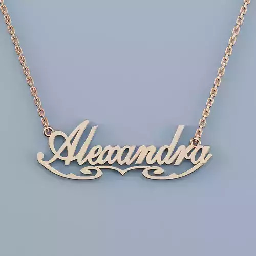Name Pendant Alexandra