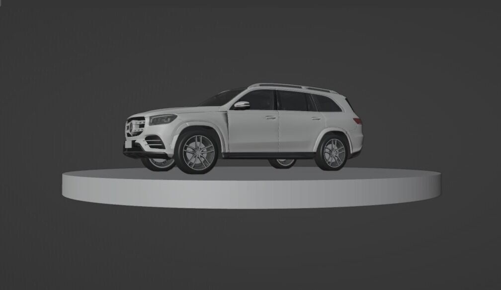 Mercedes-Benz GLS-Class Luxury SUV  HighQuality 3D Model Low-poly 3D model_1