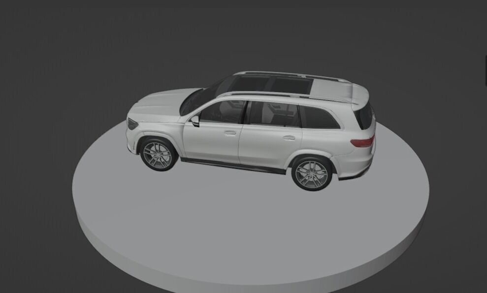 Mercedes-Benz GLS-Class Luxury SUV  HighQuality 3D Model Low-poly 3D model_2
