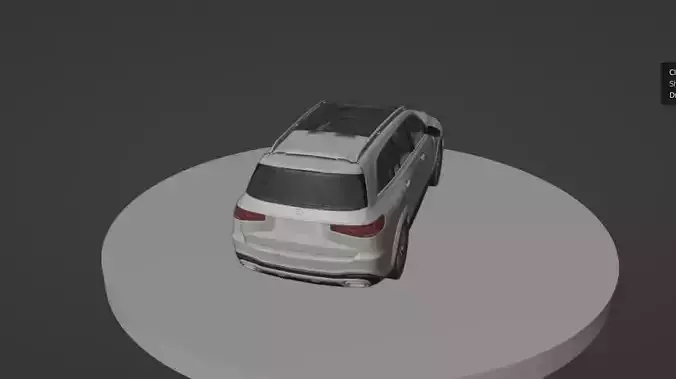 Mercedes-Benz GLS-Class Luxury SUV  HighQuality 3D Model