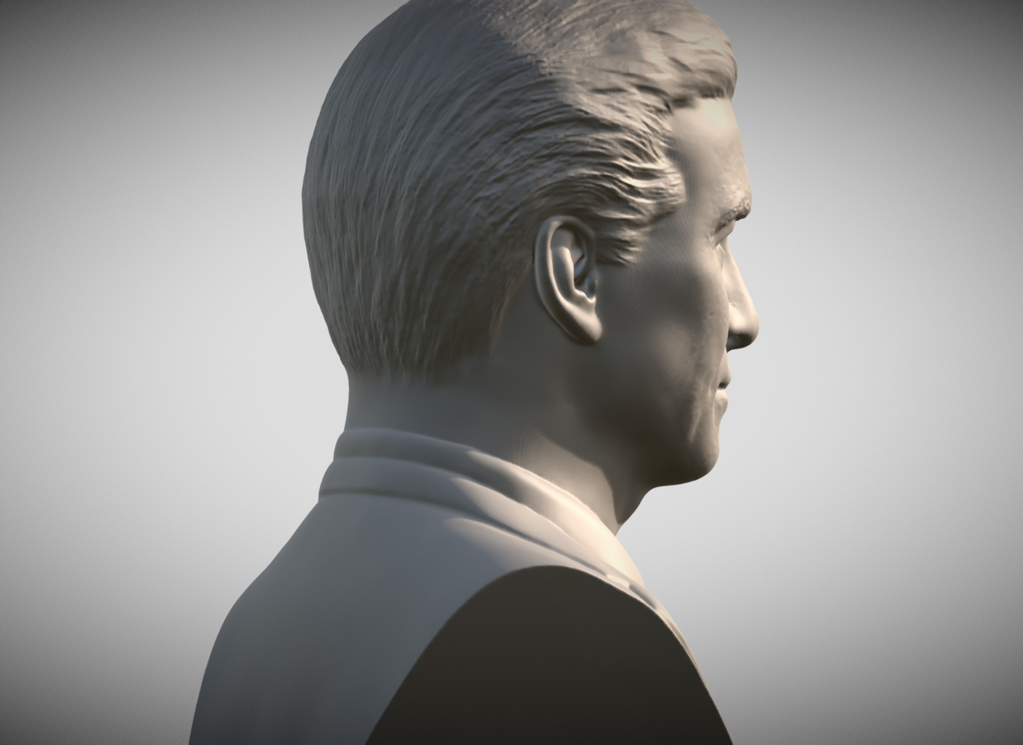 James Bond Pierce Brosnan bust 3D print model_6