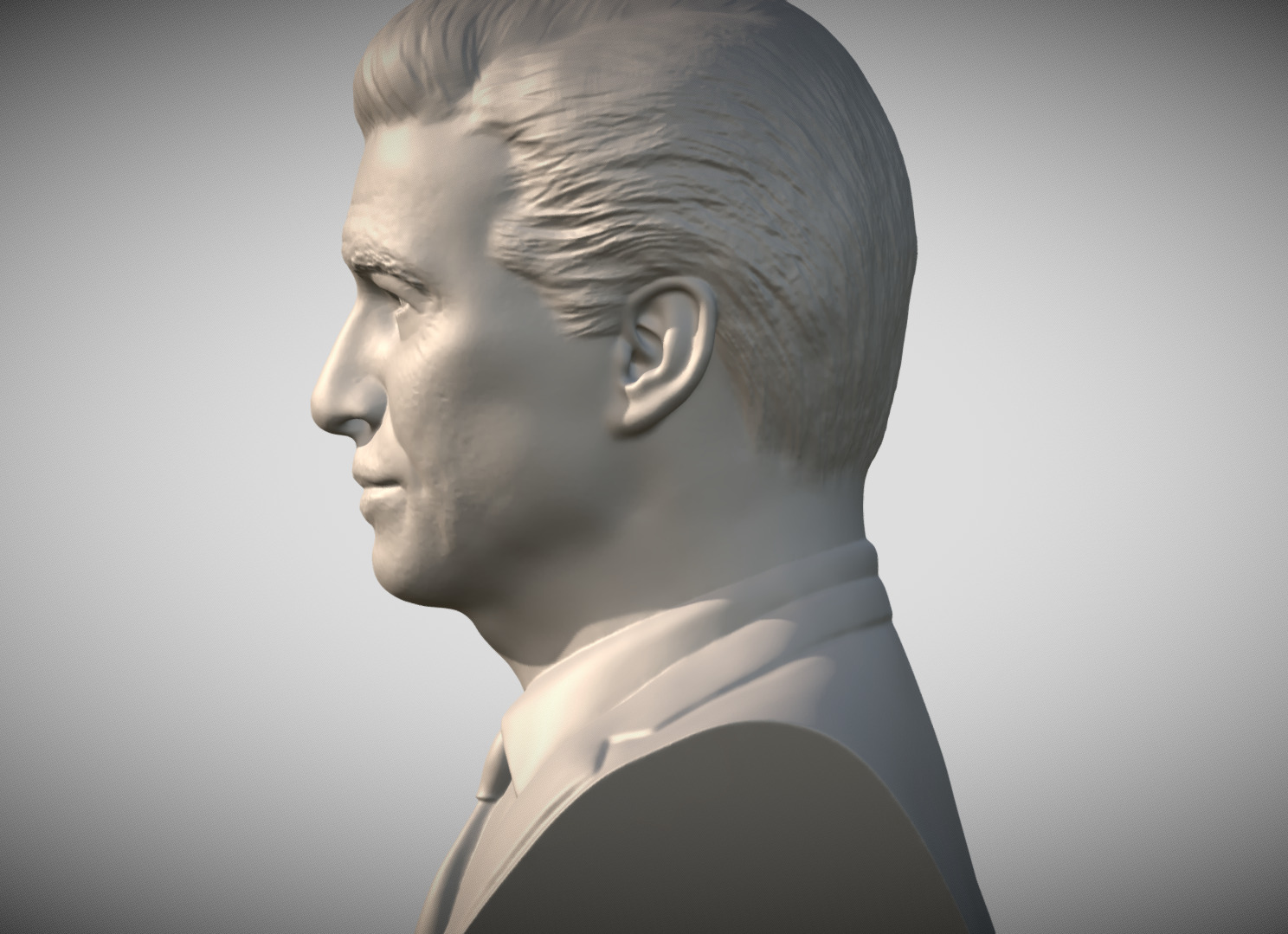 James Bond Pierce Brosnan bust 3D print model_4