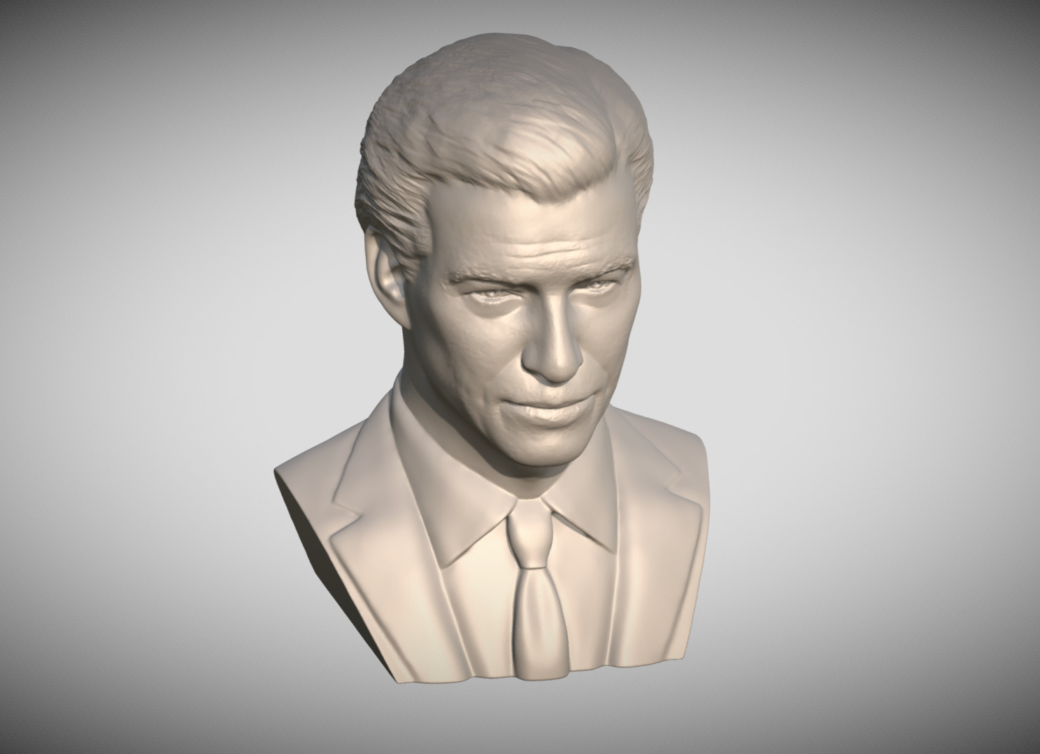 James Bond Pierce Brosnan bust 3D print model_14