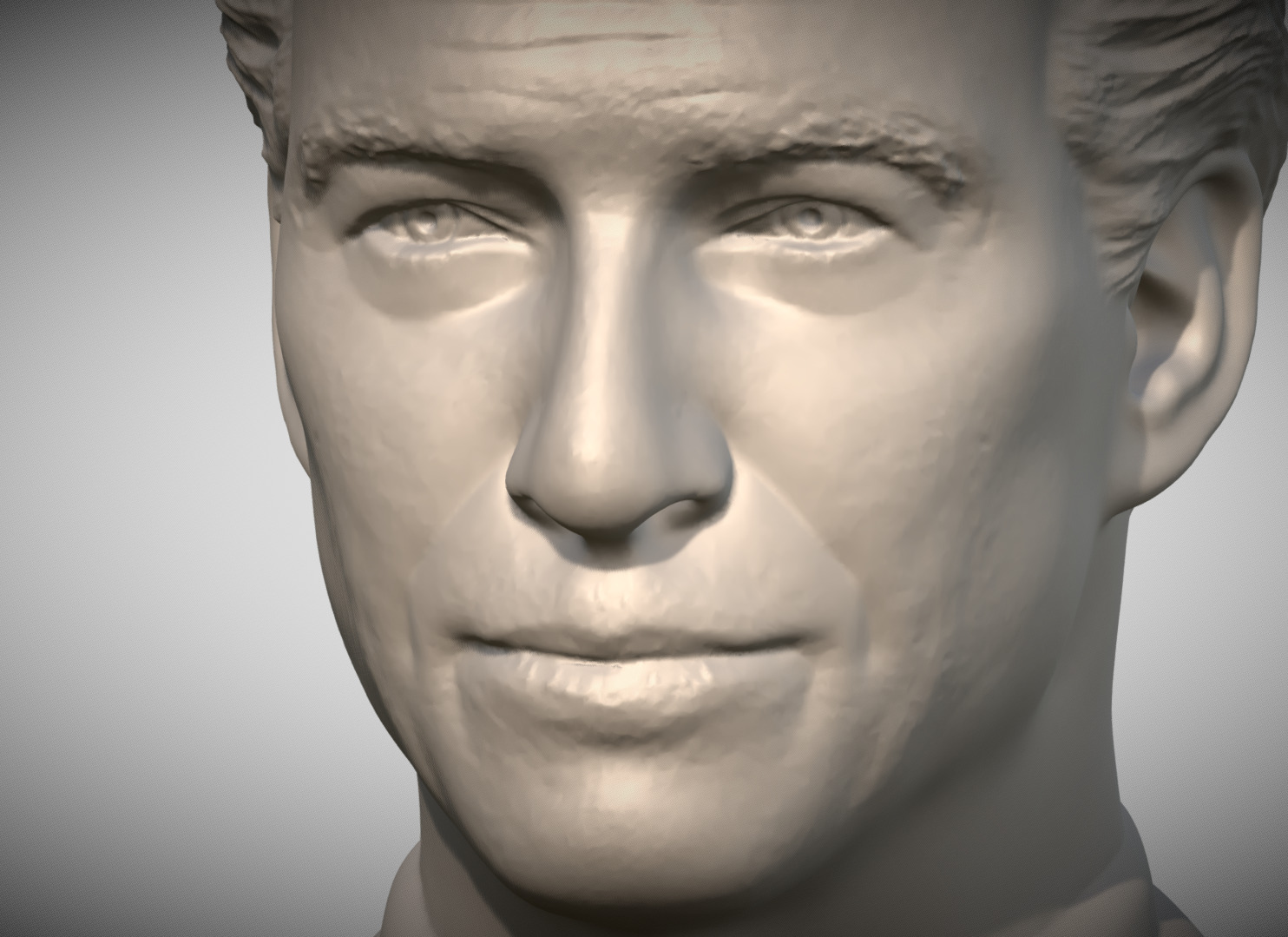 James Bond Pierce Brosnan bust 3D print model_12