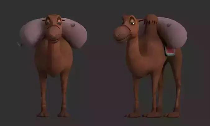 cartoon camel animals