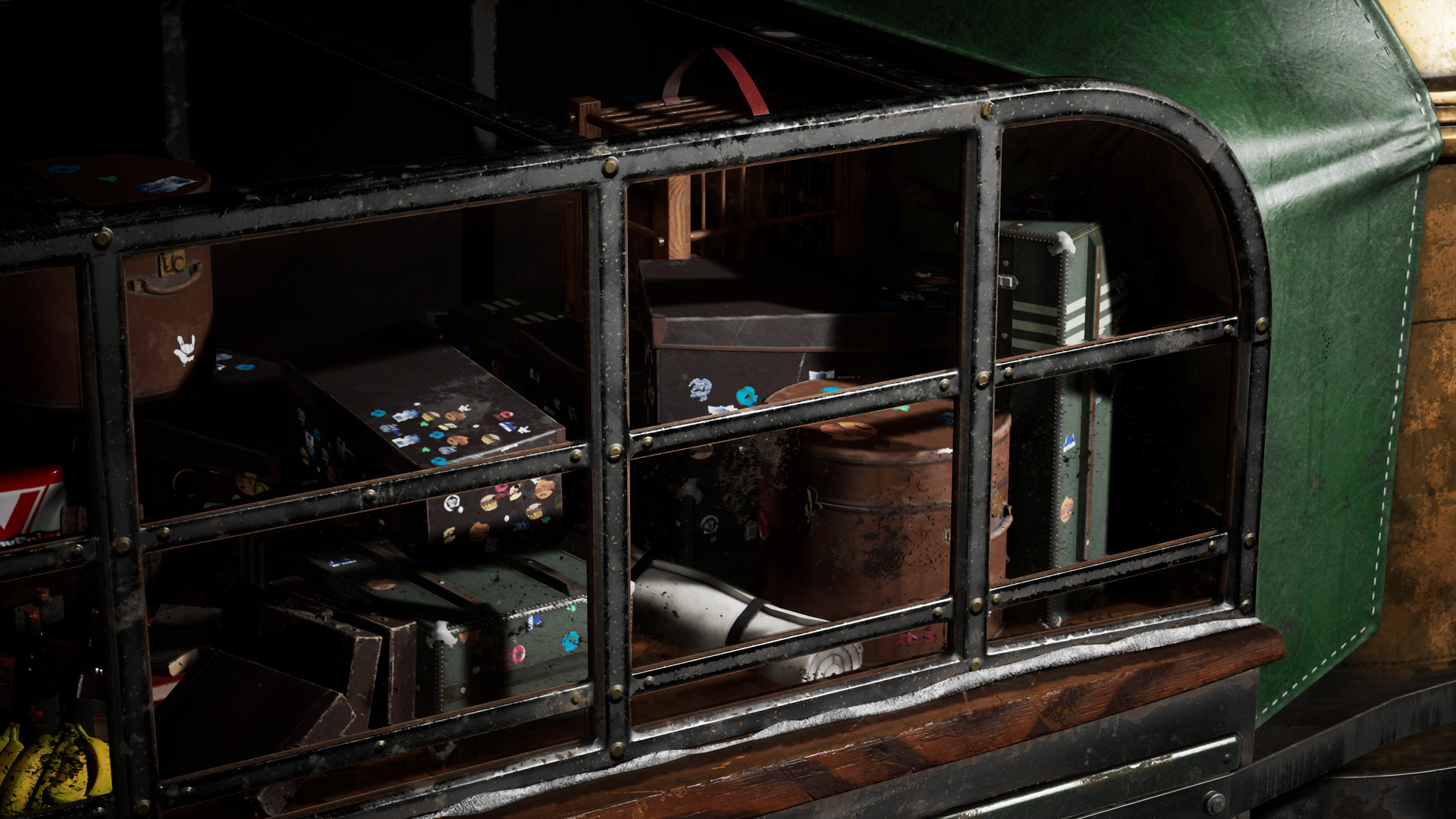 Carriage - PostApocalyptic  Low-poly 3D model_7