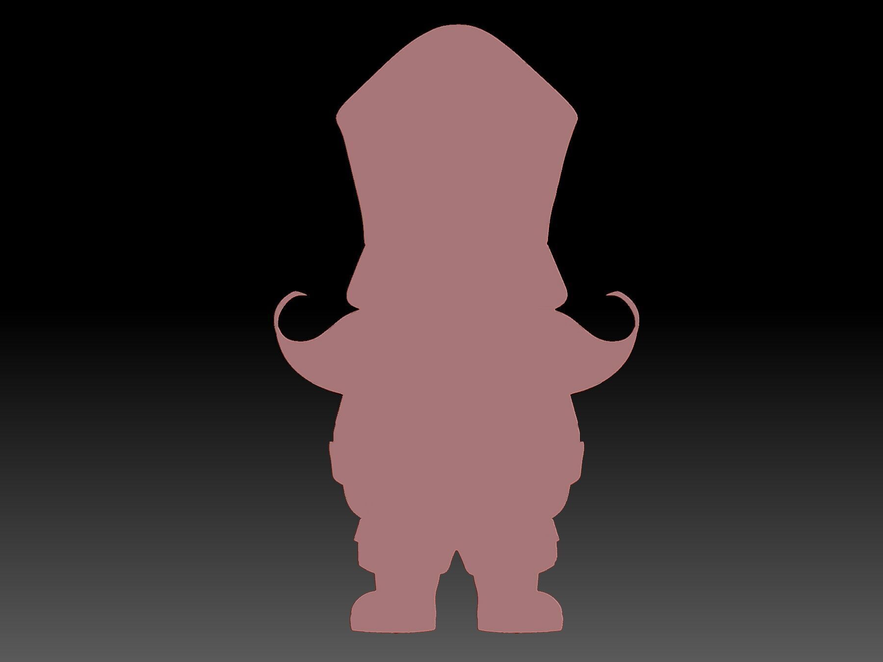 Gnome 3D print model_2