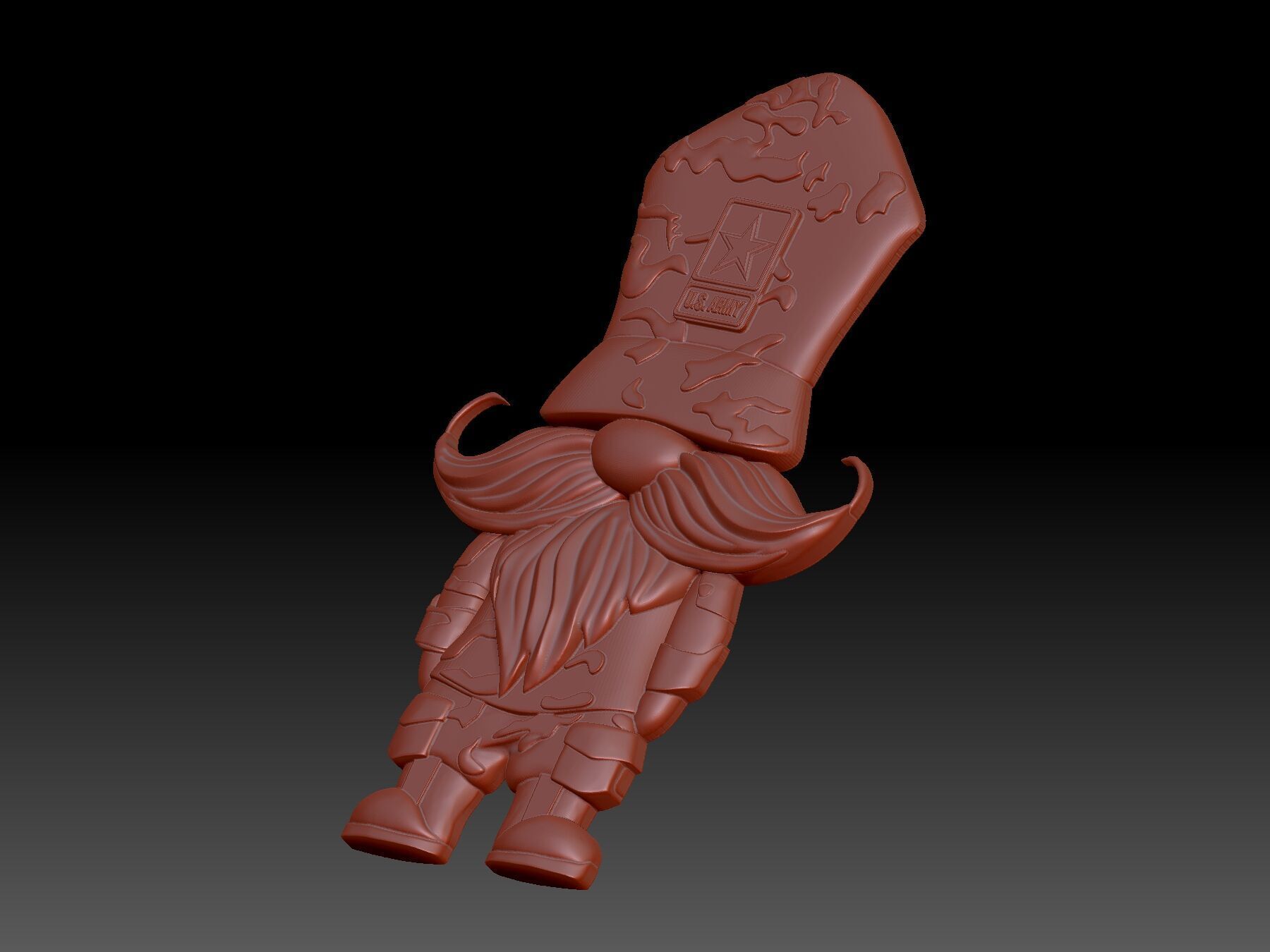 Gnome 3D print model_3