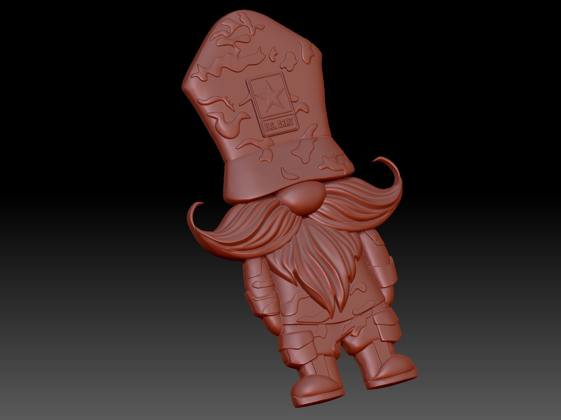 Gnome 3D print model_4