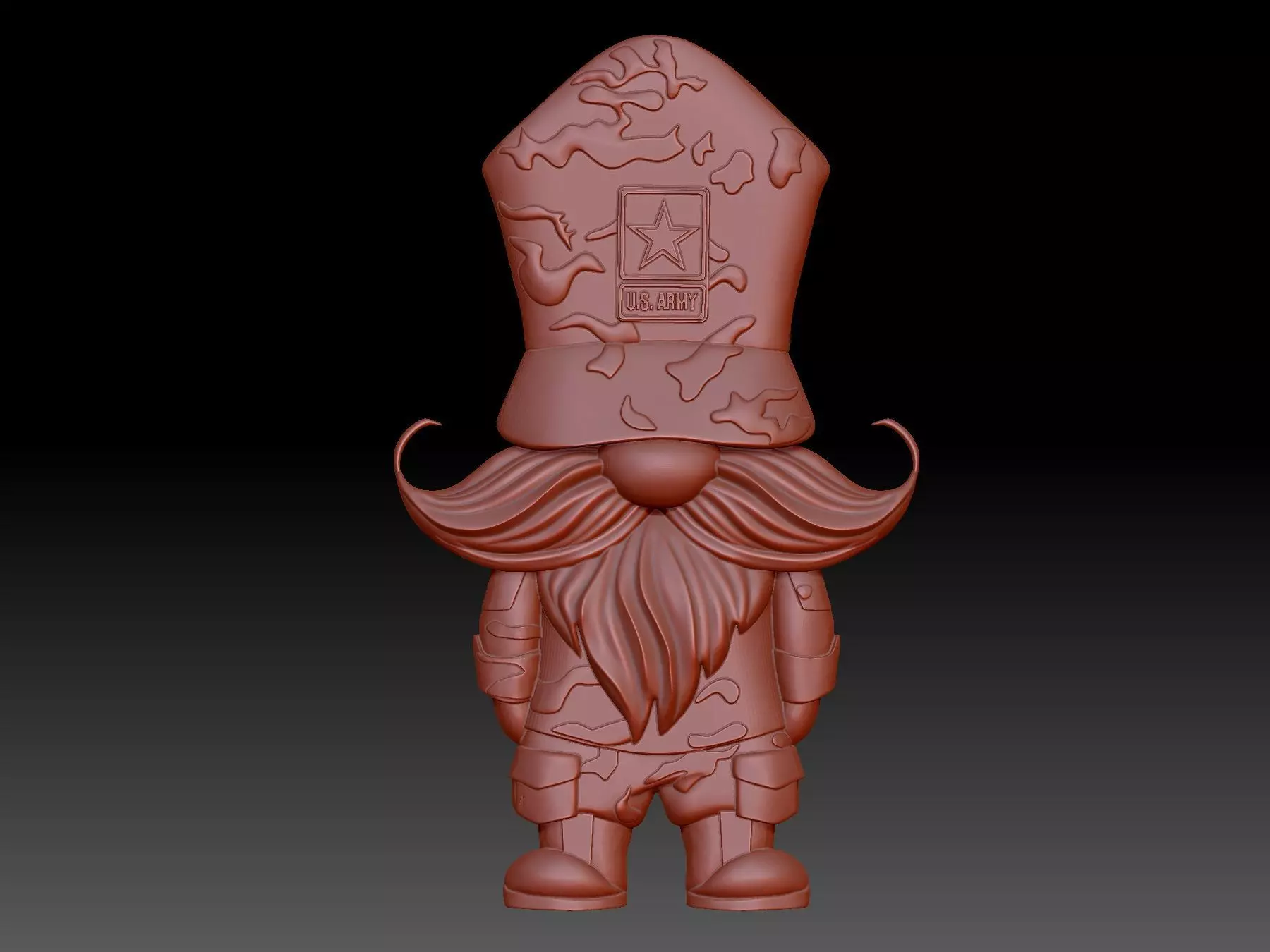 Gnome 3D print model_0