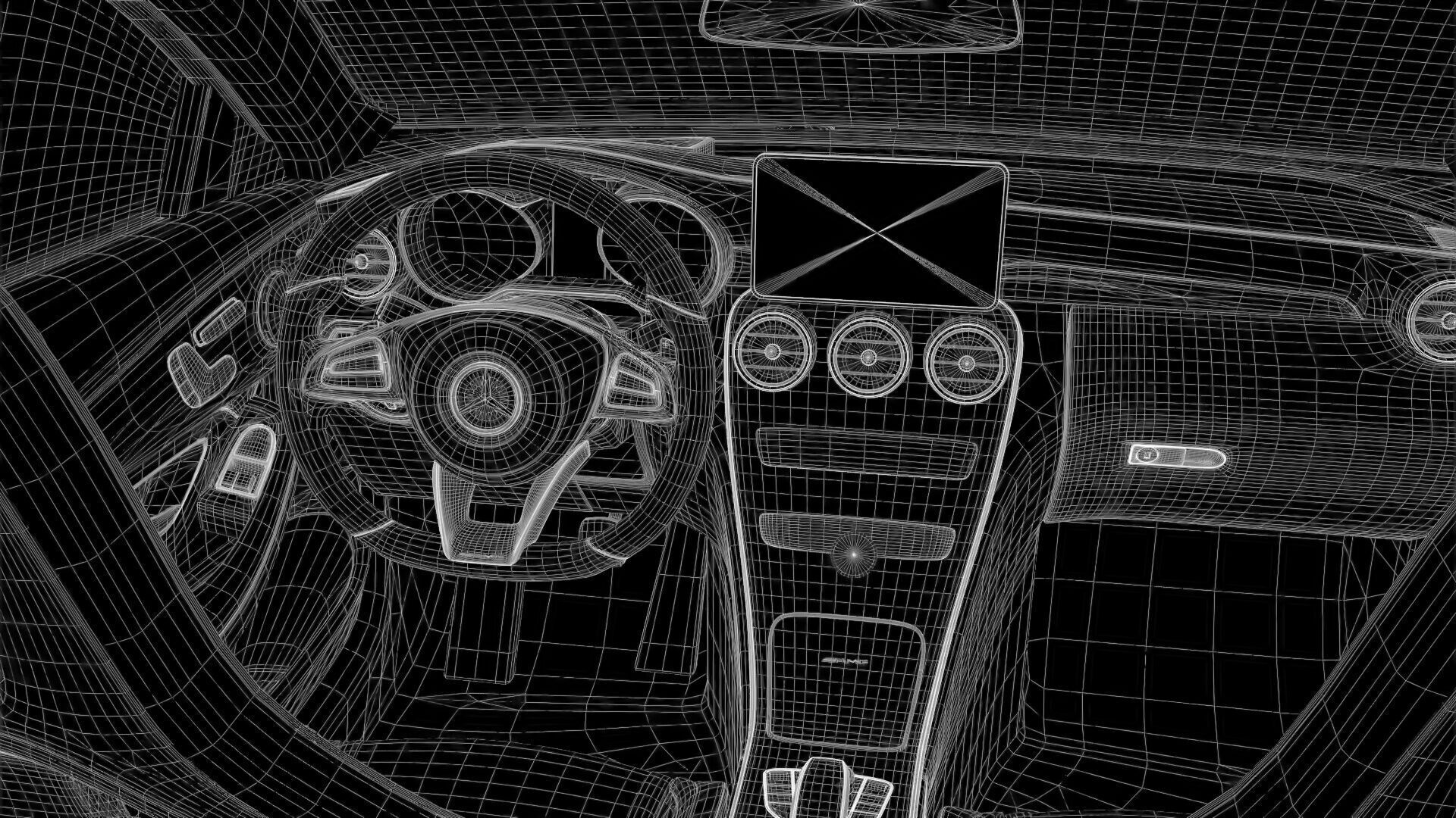 6 Highly detailed CAR Sedan Interior Bundle-unreal-vray-redshift 3D model_29