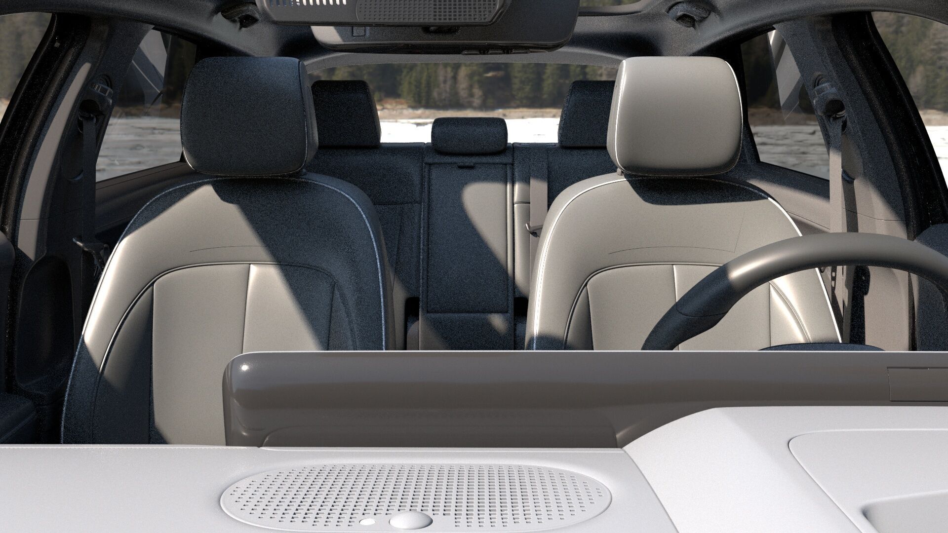 6 Highly detailed CAR Sedan Interior Bundle-unreal-vray-redshift 3D model_18