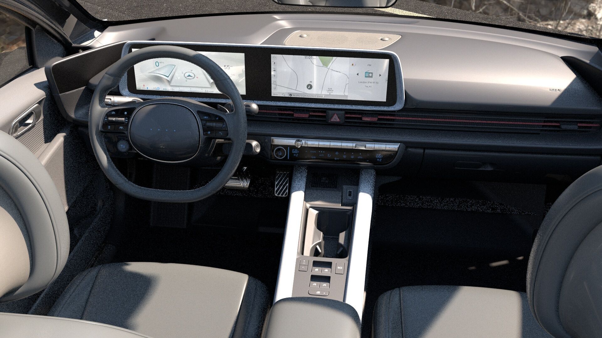 6 Highly detailed CAR Sedan Interior Bundle-unreal-vray-redshift 3D model_27