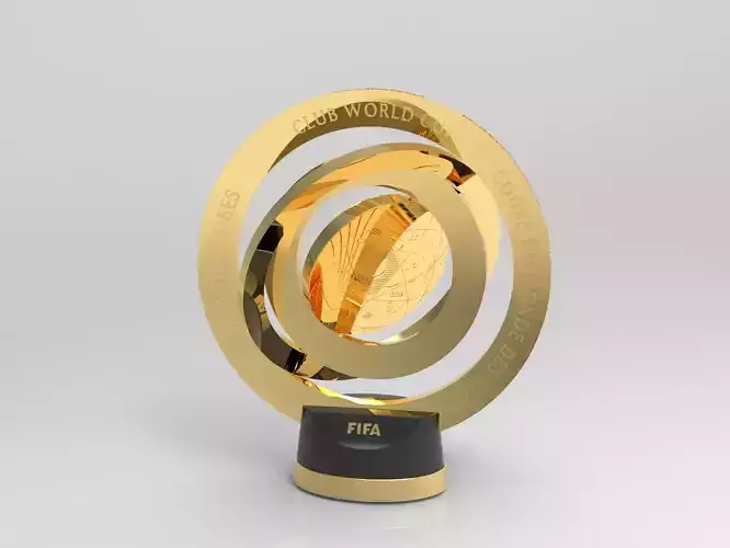 FIFA Club World Cup USA 2025 Trophy  High-Detail 3D Model