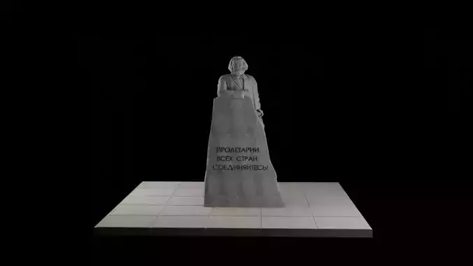Karl Marx Monument Statue
