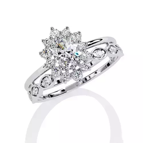 ROUND  DIAMOND RING -CAD-038