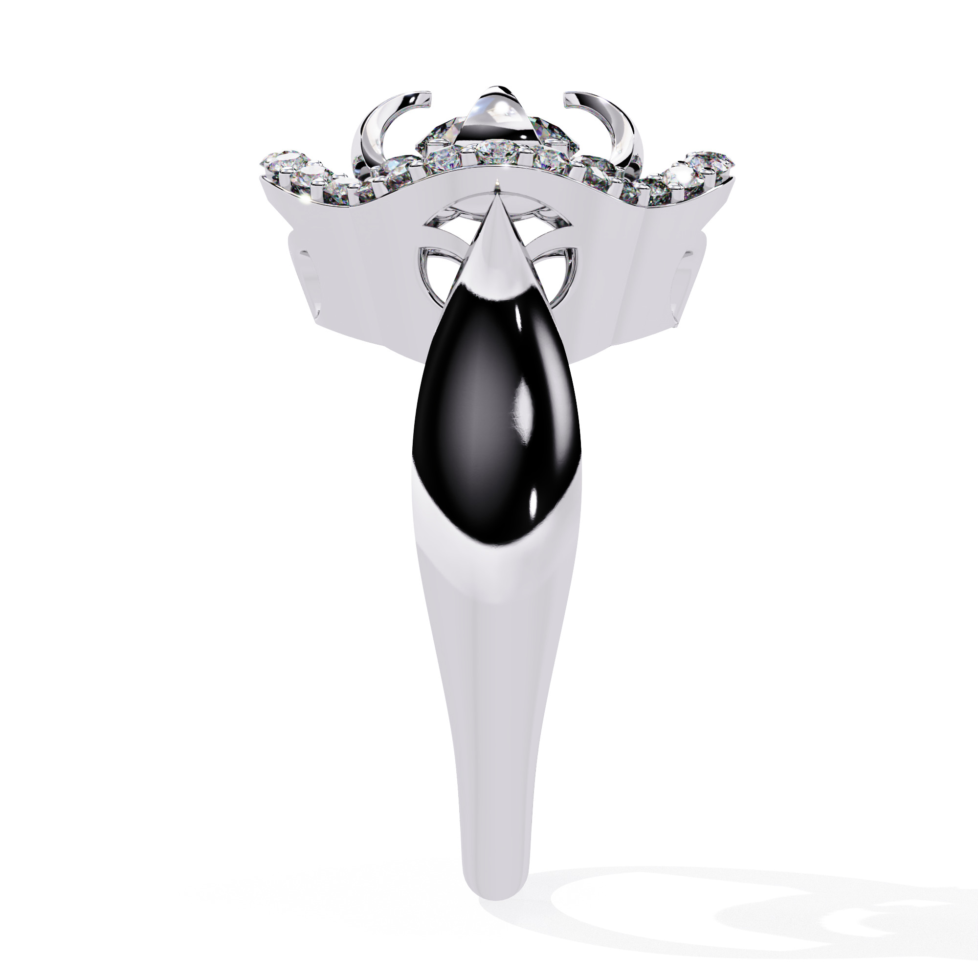 ROUND DIAMOND RING -CAD-040 3D model_9