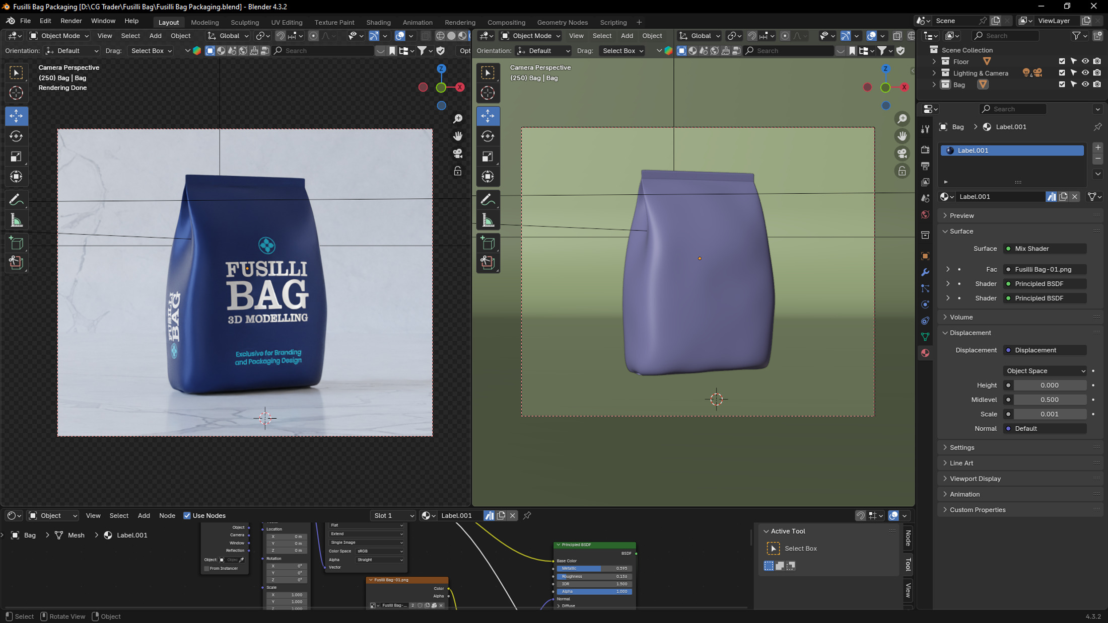Fusilli Bag Packaging 3D model_9
