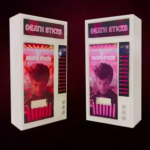 Custom DEATH STICKS VENDING MACHINE 3D print model