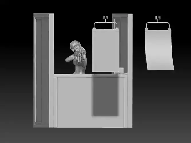 Shooting Range girl 3