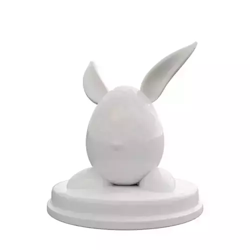 EGG RABBIT 3D print model