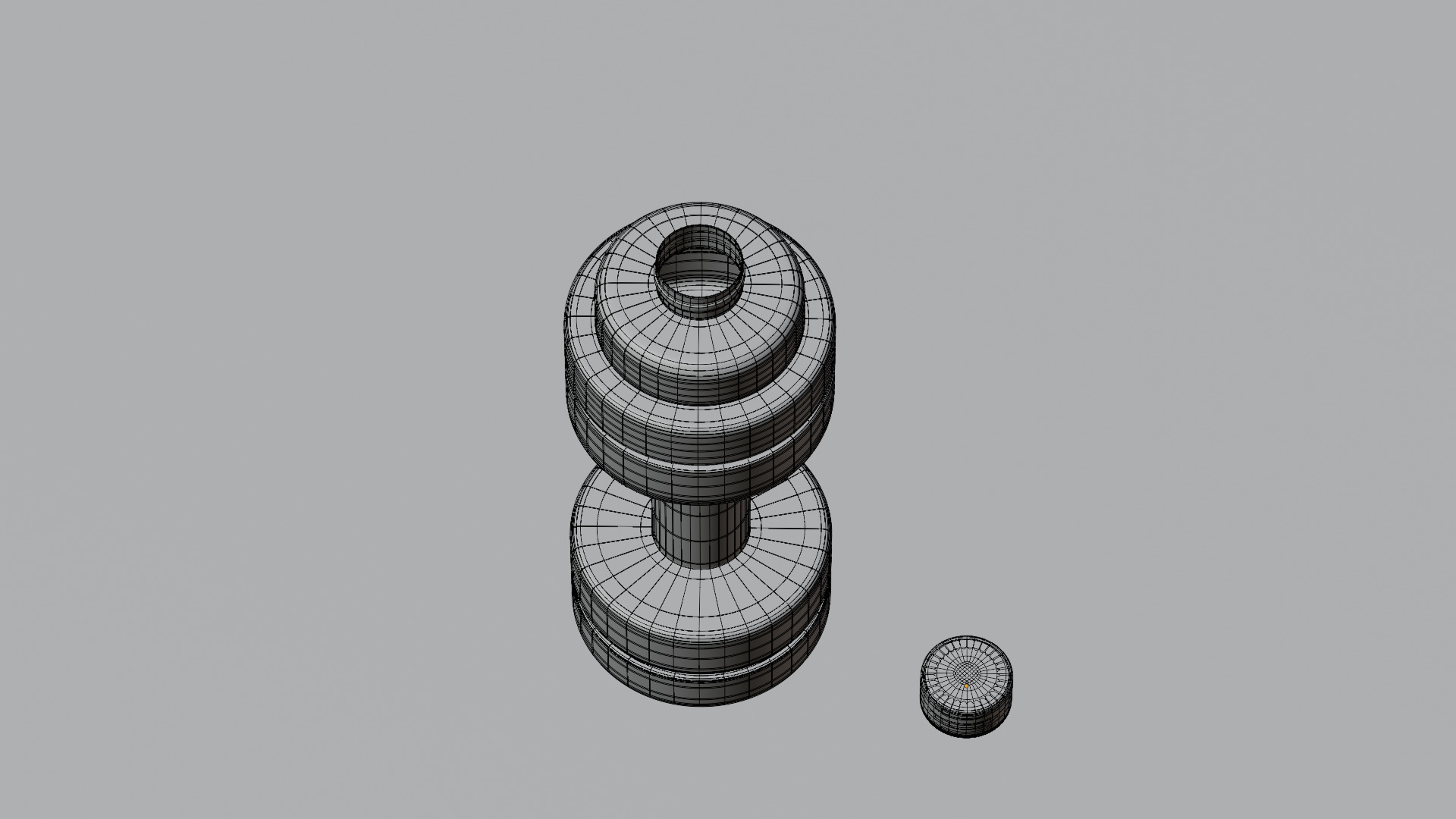 Dumble Water Bottle 3D model_7
