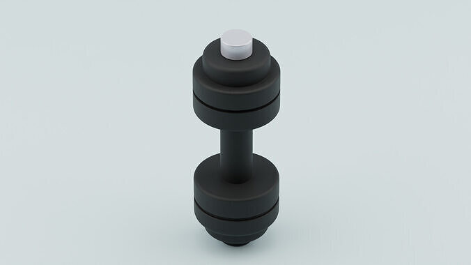Dumble Water Bottle 3D model 2