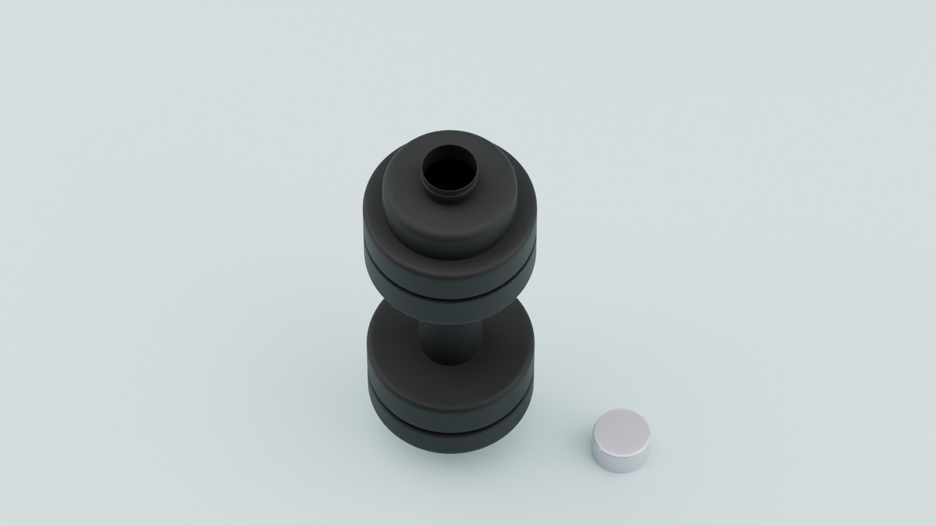 Dumble Water Bottle 3D model_3