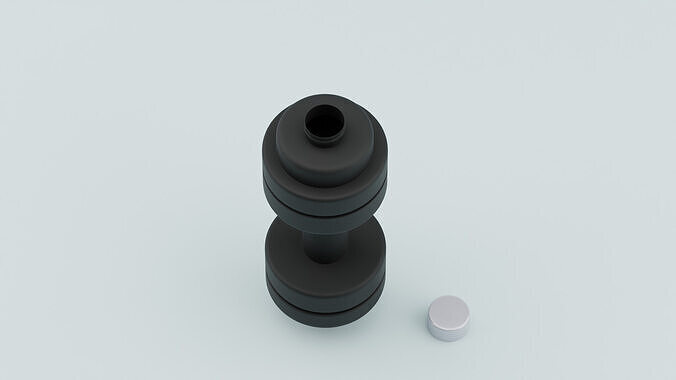 Dumble Water Bottle 3D model 4