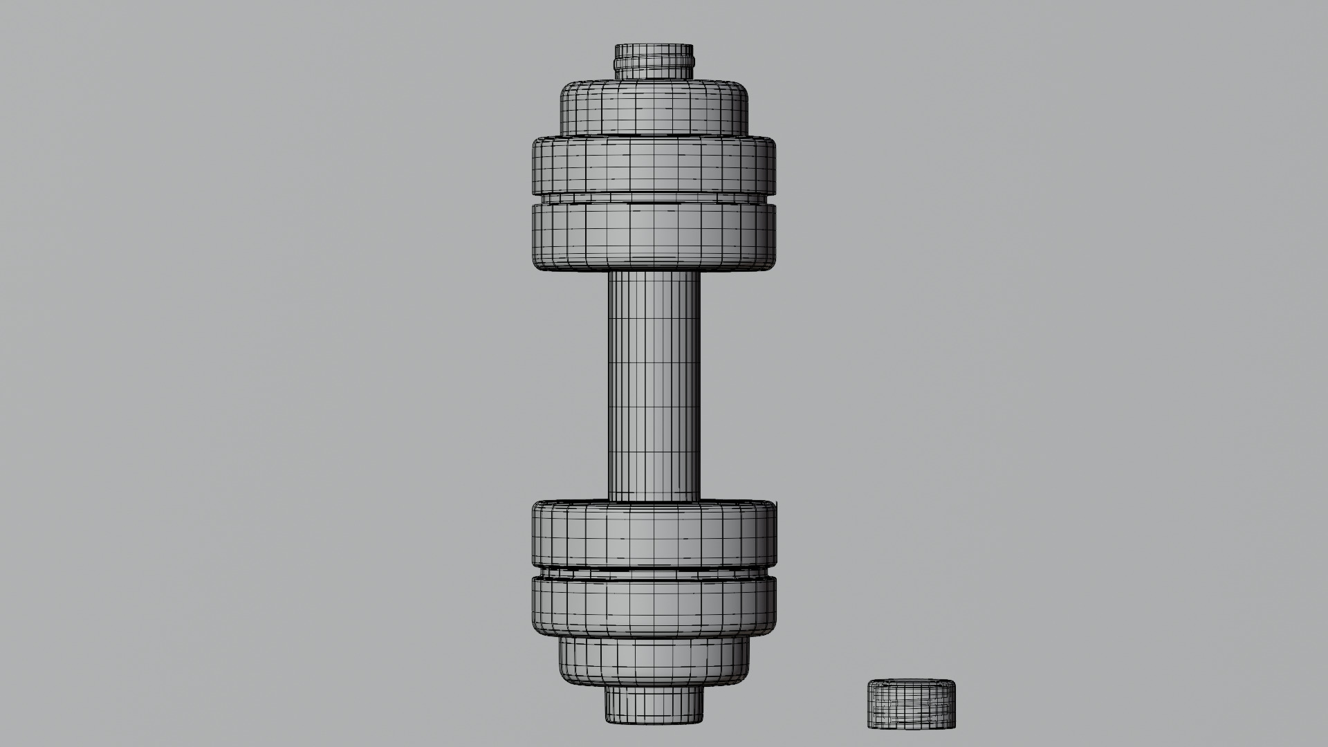 Dumble Water Bottle 3D model_6