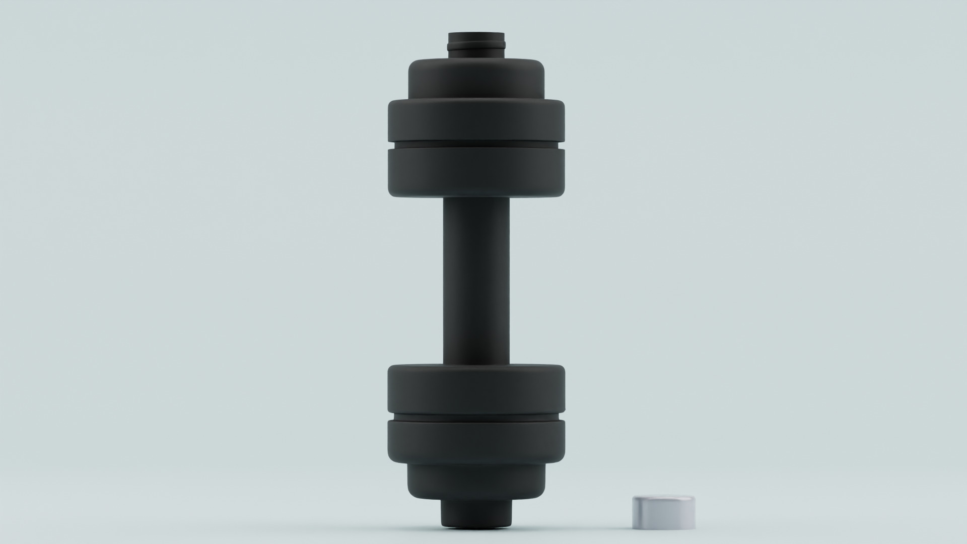 Dumble Water Bottle 3D model_2