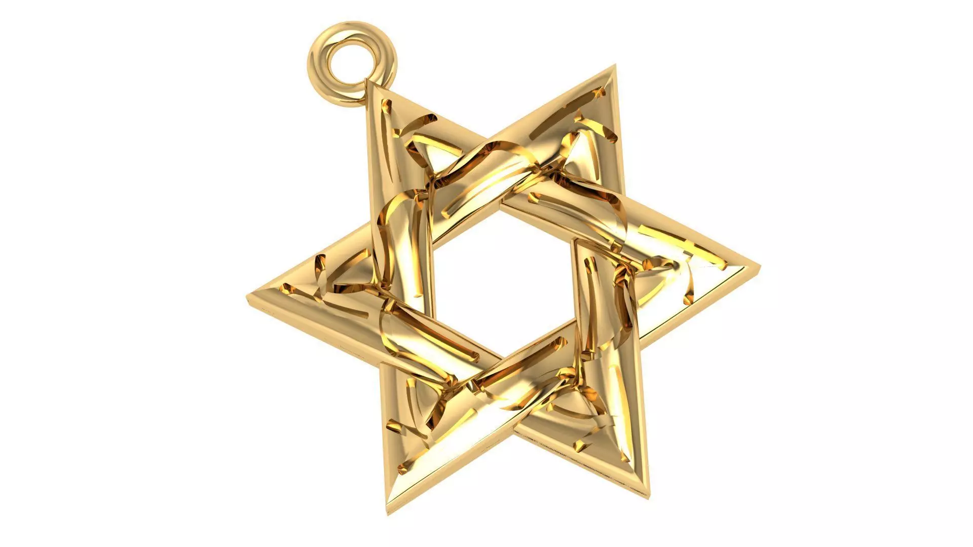 Estrella de David 3D print model