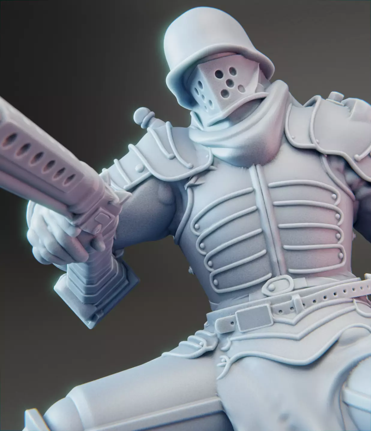 Wrecker Erwald - Zug 7 Warband - Shocktroooper  3D print model_1