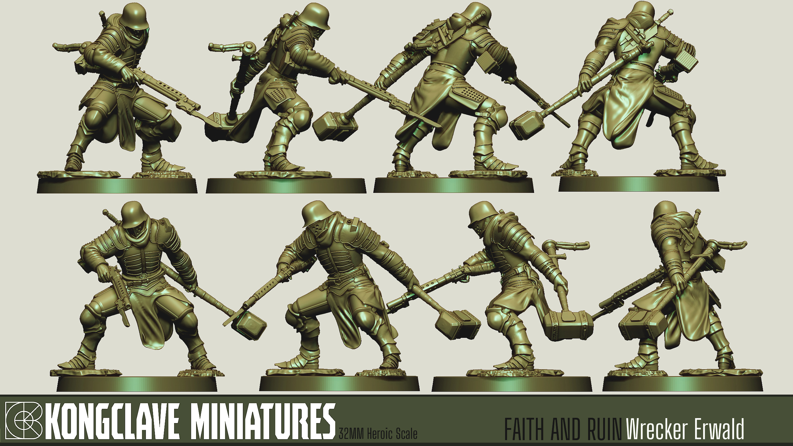 Wrecker Erwald - Zug 7 Warband - Shocktroooper  3D print model_4