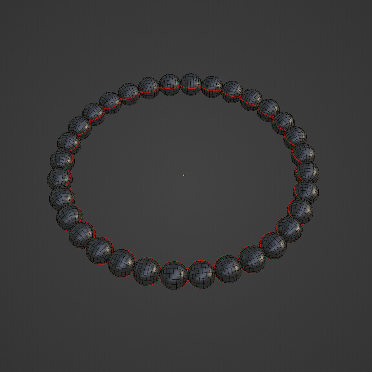 Bracelets 03 Low-poly 3D model_5