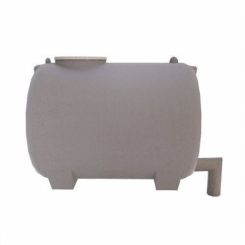 Water Storage Tank 3D model Low-poly 3D model